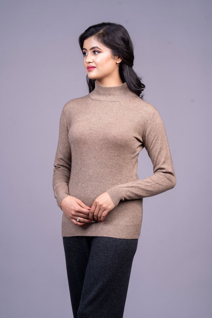 100% Pure Cashmere Ladies T-Neck