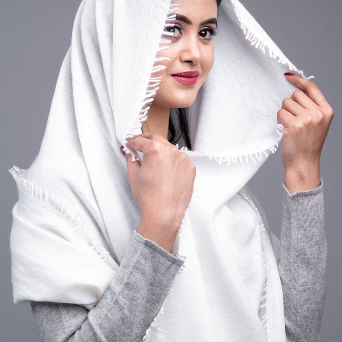 100% Pure Cashmere Stole 24"×80"
