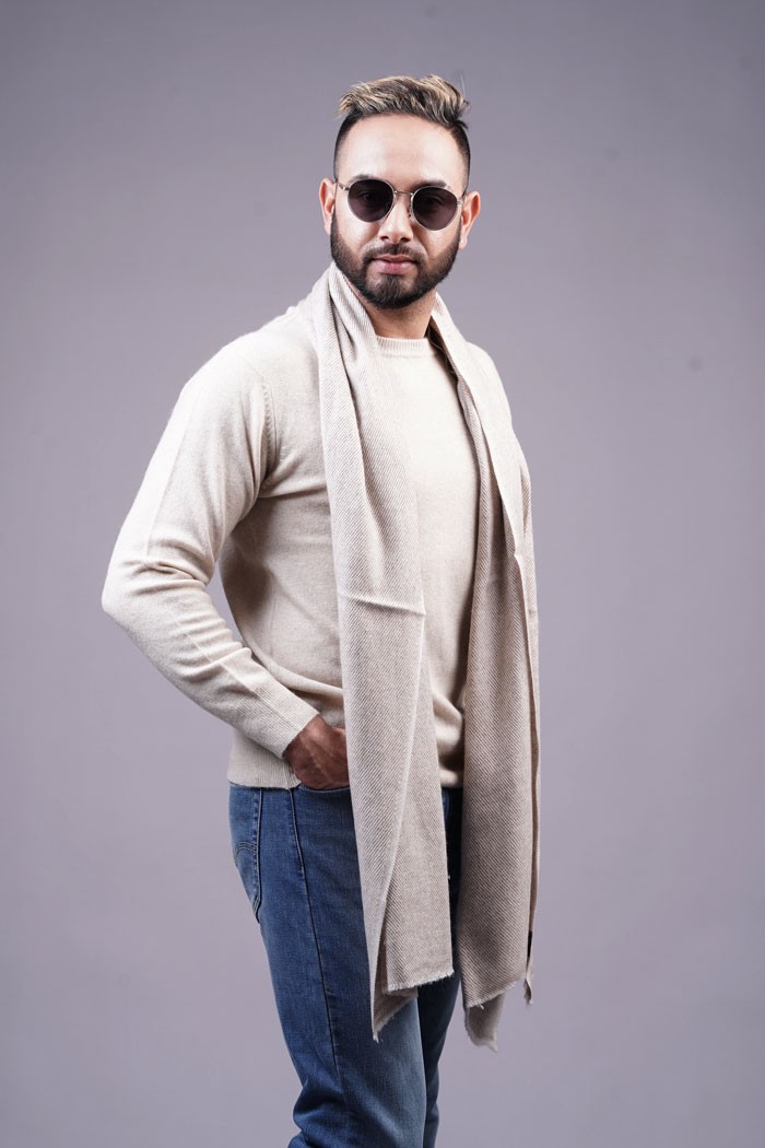 100% Pure Cashmere 13" × 65" Scarf