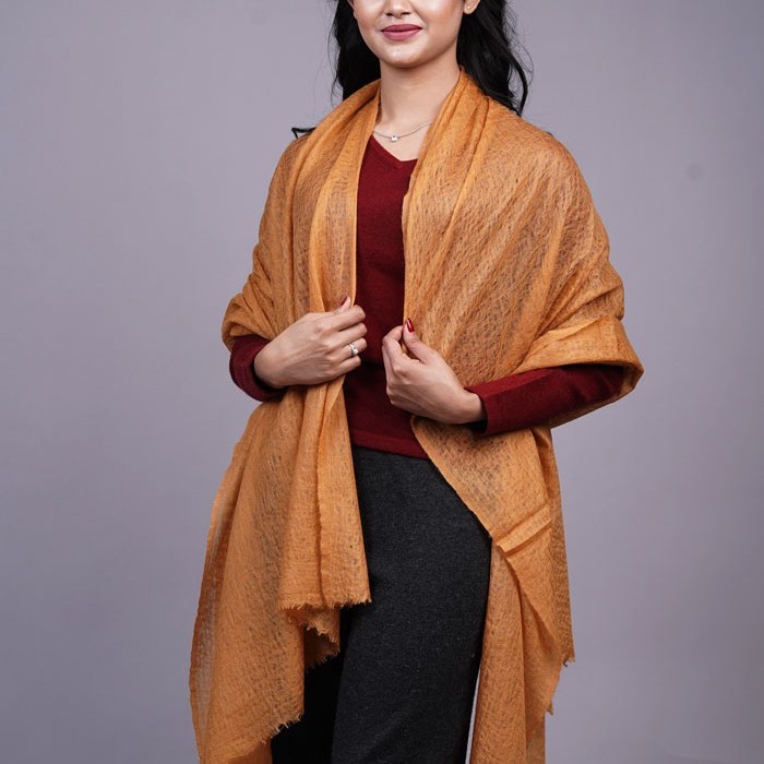 100% Pure Cashmere Jacked Stole 28"×80"