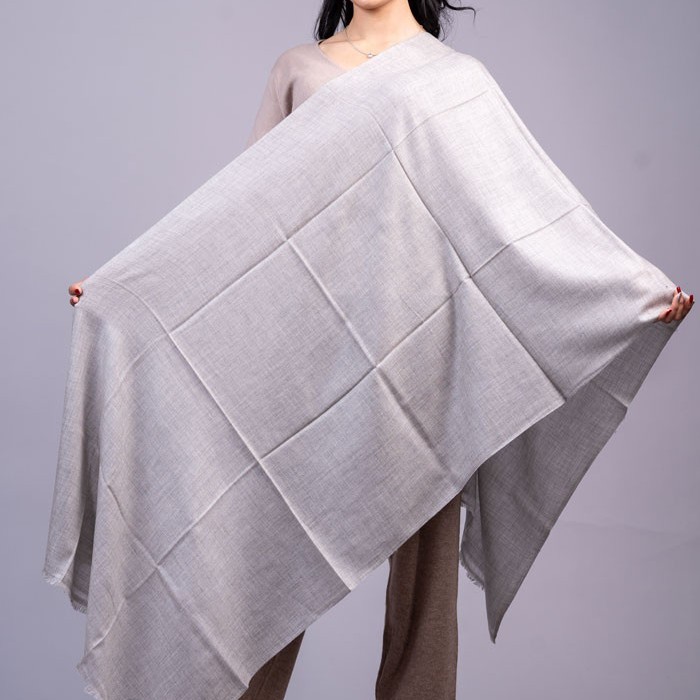 100% Pure Cashmere Plain Shawl 40"×80"