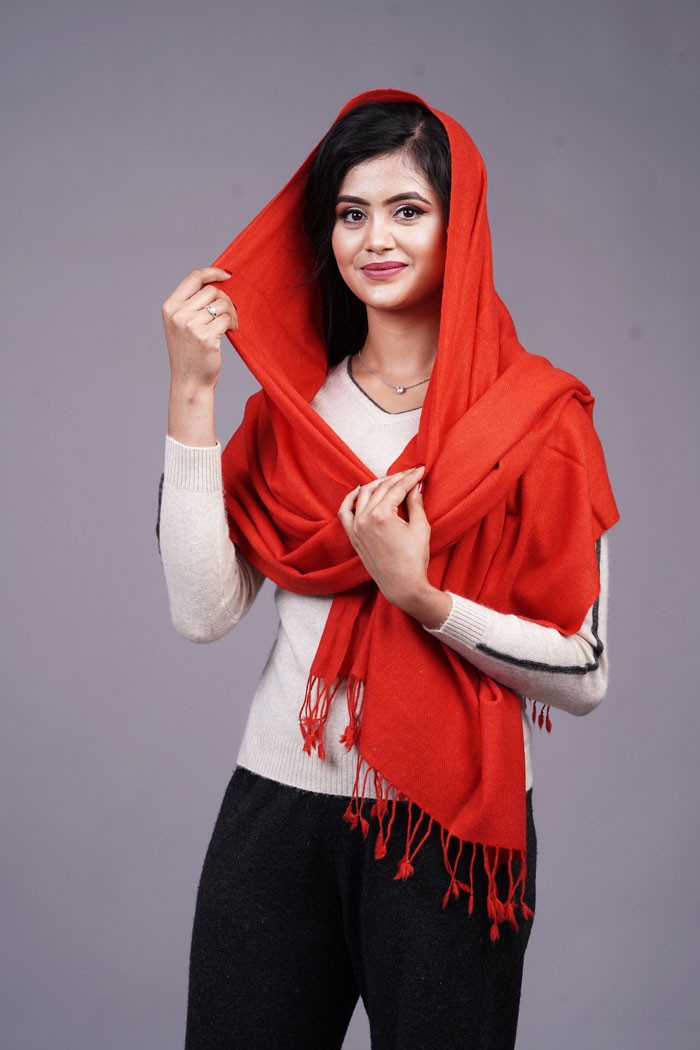 100% Pure Cashmere Stole 28"×80"